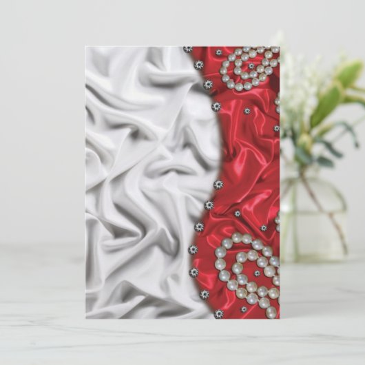 Ontwerp van diamanten en parels (Staand voorkant)