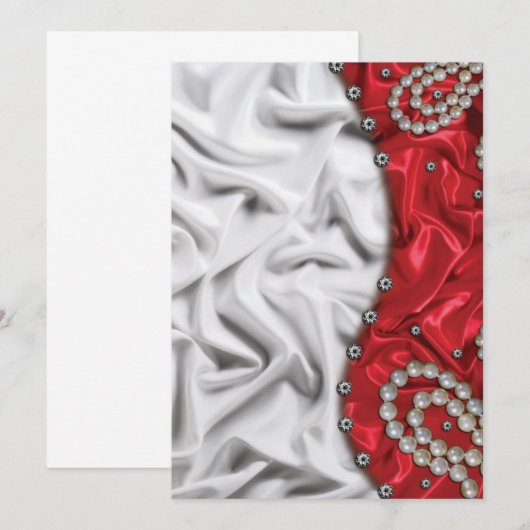 Ontwerp van diamanten en parels (Voorkant / Achterkant)