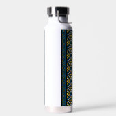 ontwerp van diamantpatroon , fles met water van an (Links)