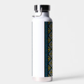 ontwerp van diamantpatroon , fles met water van an (Rechts)