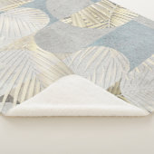 Ontwerp van digitale tegels. 3D geeft kleurrijke k Sherpa Deken (3/4)