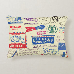 ontwerp van documentstempel. accent kussen