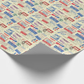  ontwerp van documentstempel. cadeaupapier (Hoek)