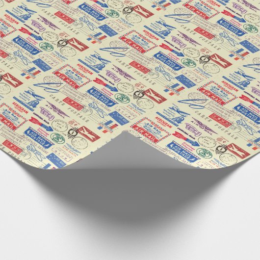  ontwerp van documentstempel. cadeaupapier (Hoek)