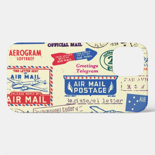 ontwerp van documentstempel. Case-Mate iPhone case (Achterkant (horizontaal))