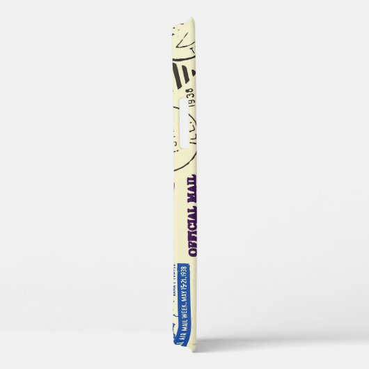 ontwerp van documentstempel. Case-Mate iPhone case (Achterkant / Rechts)