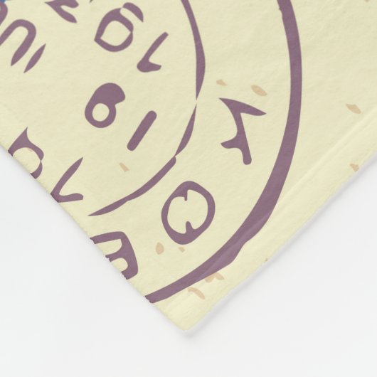 ontwerp van documentstempel. fleece deken (Hoek)