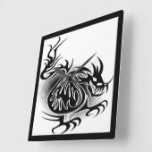 Ontwerp van dragon-tattoo vierkante klok (Hoek)