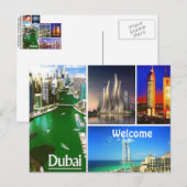 ONTWERP VAN DUBAI-TAS DOOR MOJISOLA A GBADAMOSI-BR BRIEFKAART (Voorkant / Achterkant)