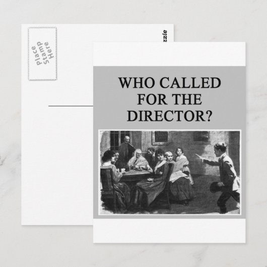 ontwerp van dubbele brugspeler briefkaart (Voorkant / Achterkant)