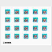 ontwerp van dubbele brugspeler ronde sticker (Vel)