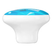 Ontwerp van edelsteen keramische knop (Zijkant)