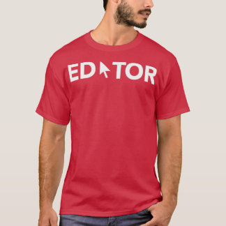 Ontwerp van editor t-shirt