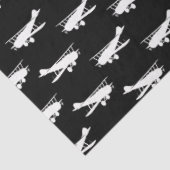 Ontwerp van een Antiek vliegtuig met retroflector Tissuepapier (Detail)