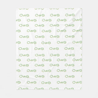 Ontwerp van één babydeken fleece deken