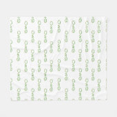 Ontwerp van één babydeken fleece deken (Voorkant (Horizontaal))