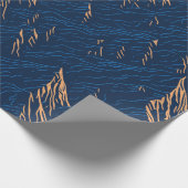 Ontwerp van een bergpatroon cadeaupapier (Hoek)