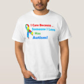 Ontwerp van een bewustmakingslint voor autisme t-shirt (Voorkant)