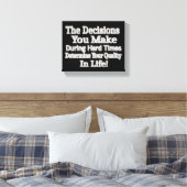 Ontwerp van een computerkunstwerk " Uw levenskwali Canvas Afdruk (Insitu (Slaapkamer))