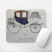 Ontwerp van een 'Coupe Dorsay de Fantaisie' Muismat (Met muis)