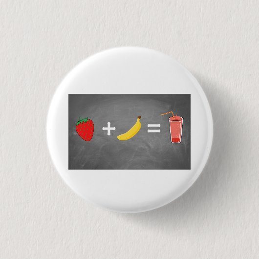 Ontwerp van een gezonde levensstijl ronde button 3,2 cm (Voorkant)