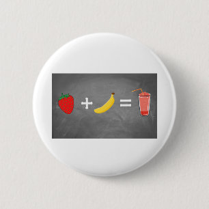 Ontwerp van een gezonde levensstijl ronde button 5,7 cm
