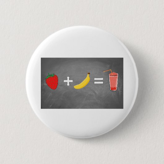 Ontwerp van een gezonde levensstijl ronde button 5,7 cm (Voorkant)