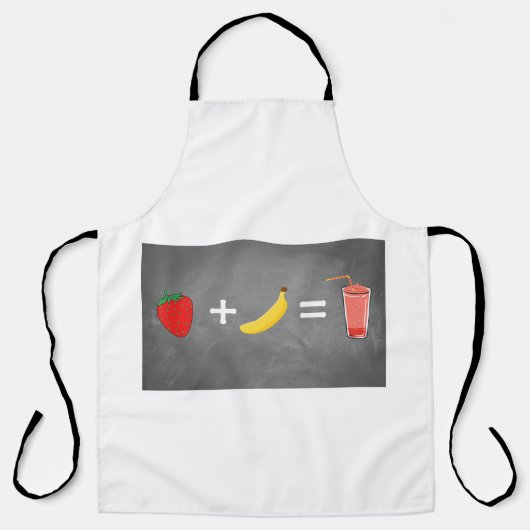 Ontwerp van een gezonde levensstijl schort (Voorkant)