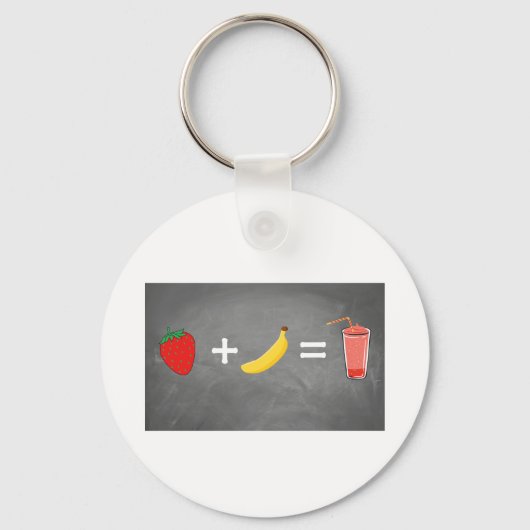 Ontwerp van een gezonde levensstijl sleutelhanger (Voorkant)