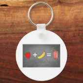 Ontwerp van een gezonde levensstijl sleutelhanger (Voorkant)