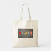 Ontwerp van een gezonde levensstijl tote bag (Achterkant)