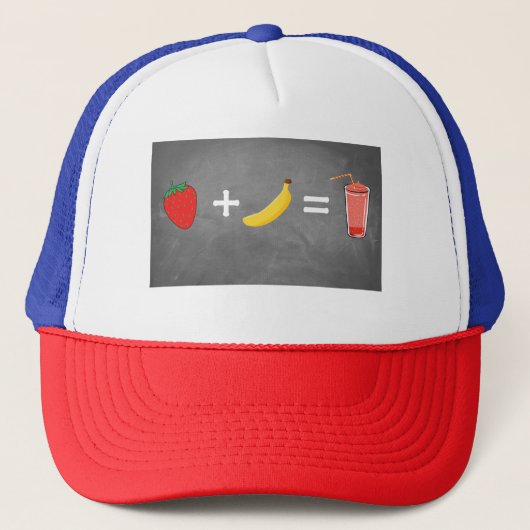 Ontwerp van een gezonde levensstijl trucker pet (Voorkant)