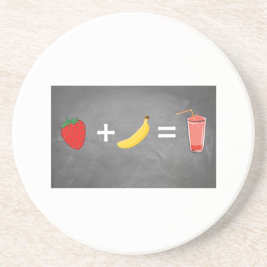 Ontwerp van een gezonde levensstijl zandsteen onderzetter (Voorkant)