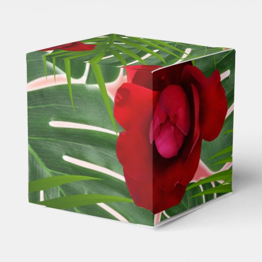 Ontwerp van een kartonnen doos bedankdoosjes (Achterkant)