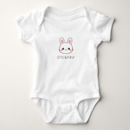 Ontwerp van een klein konijntje, knuffelachtige ba romper