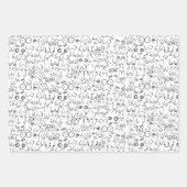 ontwerp van een minimale inpakpapiervellen voor bo inpakpapier vel (Voorkant 3)