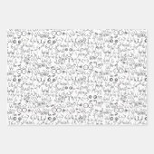 ontwerp van een minimale inpakpapiervellen voor bo inpakpapier vel (Voorkant 2)