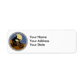 ontwerp van een mountainbike etiket (Voorkant)