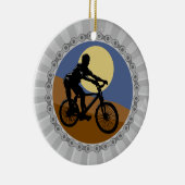 ontwerp van een mountainbike keramisch ornament (Rechts)