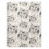 Ontwerp van een oude tijger notitieboek (Voorkant)