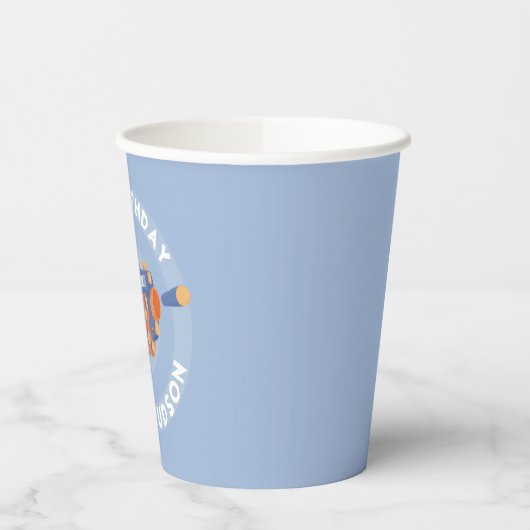 Ontwerp van een pistool met schuimdart papieren bekers (Links)