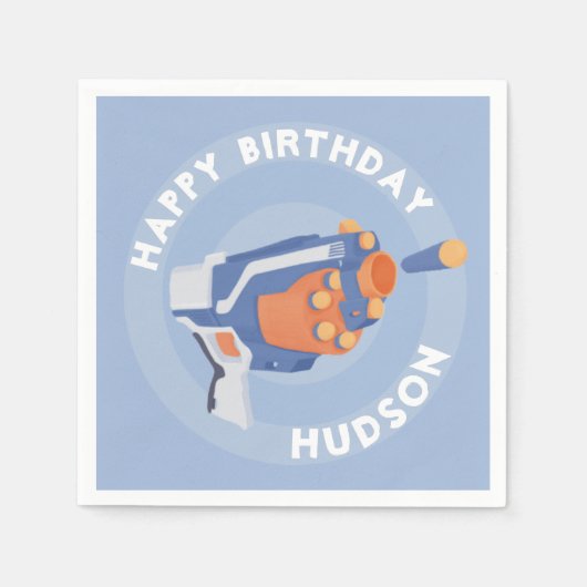 Ontwerp van een pistool met schuimdart servet (Voorkant)