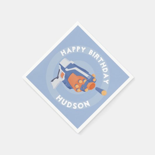 Ontwerp van een pistool met schuimdart servet (Hoek)