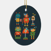 Ontwerp van een robot voor kinderen keramisch ornament (Rechts)