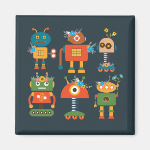 Ontwerp van een robot voor kinderen magneet