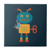 Ontwerp van een robot voor kinderen tegeltje (Voorkant)
