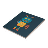 Ontwerp van een robot voor kinderen tegeltje (Zijkant)