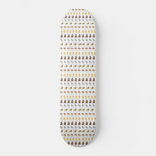 ontwerp van een schattig hondenpatroon voor honden persoonlijk skateboard