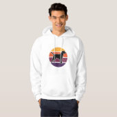 ontwerp van een schattige hond hoodie (Voorkant volledig)