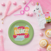 Ontwerp van een springplank/kasteel papieren bordje (Feest)